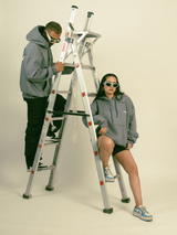 Grey Blessed Hoodie