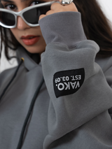 Grey Blessed Hoodie