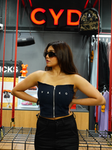 Vako Denim Top