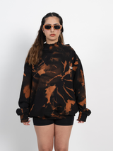 Orange Tie Dye Hoodie