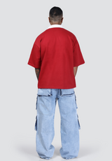 Red Grateful Polo Tee