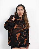 Orange Tie Dye Hoodie