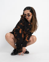 Orange Tie Dye Hoodie