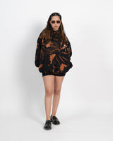 Orange Tie Dye Hoodie