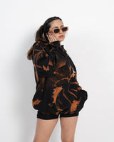 Orange Tie Dye Hoodie