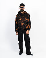 Orange Tie Dye Hoodie