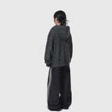 Grey Wind Parachute Pants